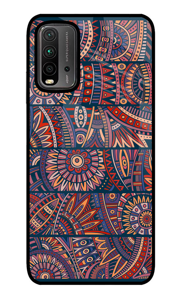 African Culture Design Redmi 9 Power Glass Case