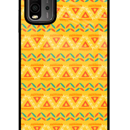 Tribal Pattern Redmi 9 Power Glass Case