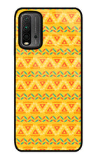 Tribal Pattern Redmi 9 Power Glass Case