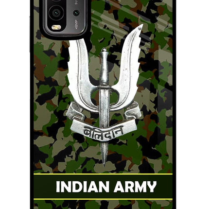 Balidan Indian Logo Redmi 9 Power Glass Case