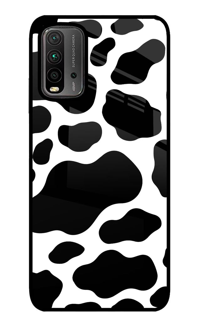 Cow Spots Redmi 9 Power Glass Case
