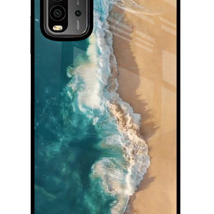 Ocean Beach Redmi 9 Power Glass Case