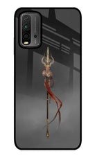 Shiv Trishul Redmi 9 Power Glass Case