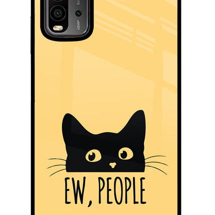 Ew People Catitude Redmi 9 Power Glass Case