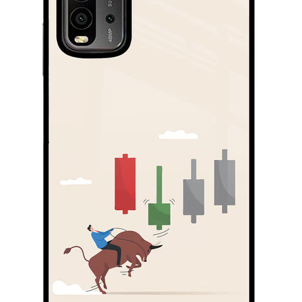 Bull Trading Momentum Redmi 9 Power Glass Case