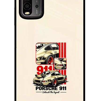 Classic Porsche 911 Redmi 9 Power Glass Case