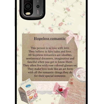 Hopeless Romantic Redmi 9 Power Glass Case