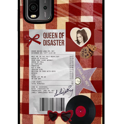 Queen of Disaster Redmi 9 Power Glass Case