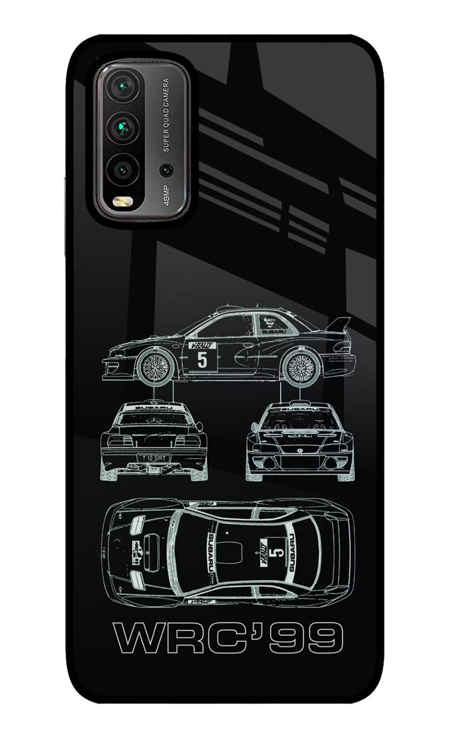 WRC'99 Redmi 9 Power Glass Case