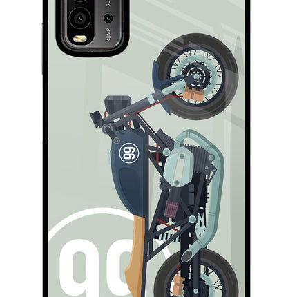Classic Cafe Racer 99 Redmi 9 Power Glass Case
