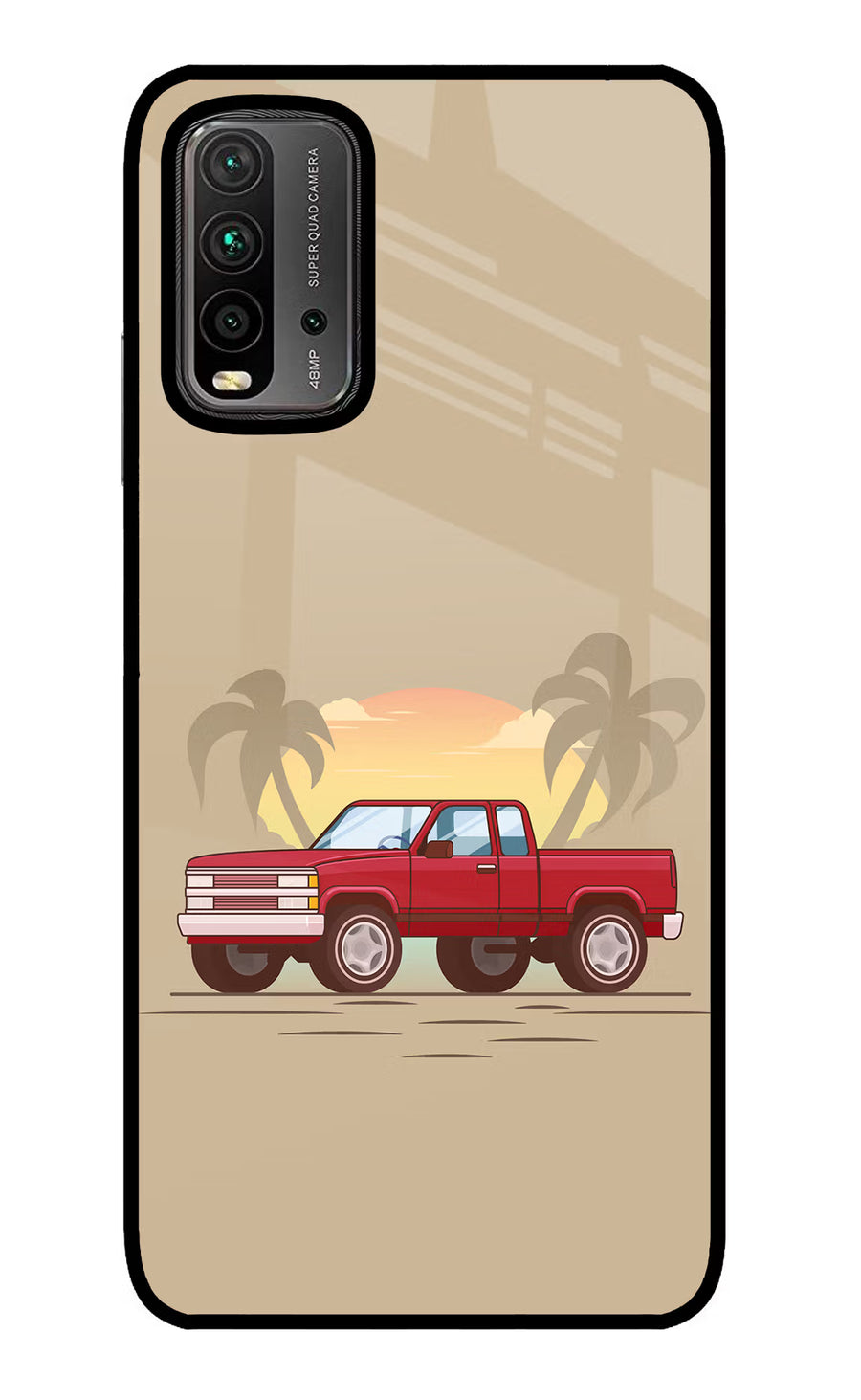 Desert Classic Drive Redmi 9 Power Back Cover, Glass case