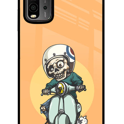 Undead Biker Redmi 9 Power Glass Case