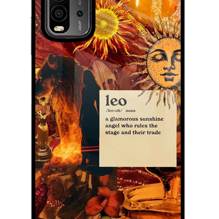 Leo Zodiac Redmi 9 Power Glass Case