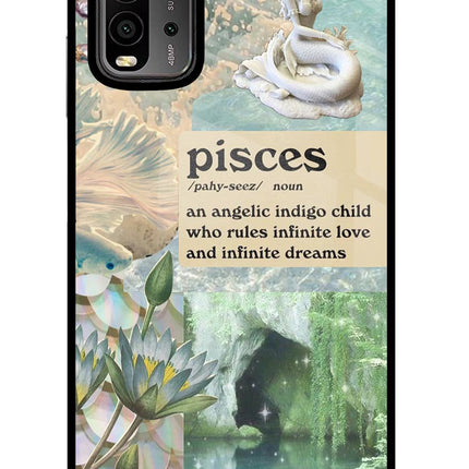 Pisces Zodiac Redmi 9 Power Glass Case