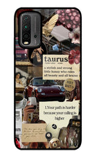 Taurus Zodiac Redmi 9 Power Glass Case