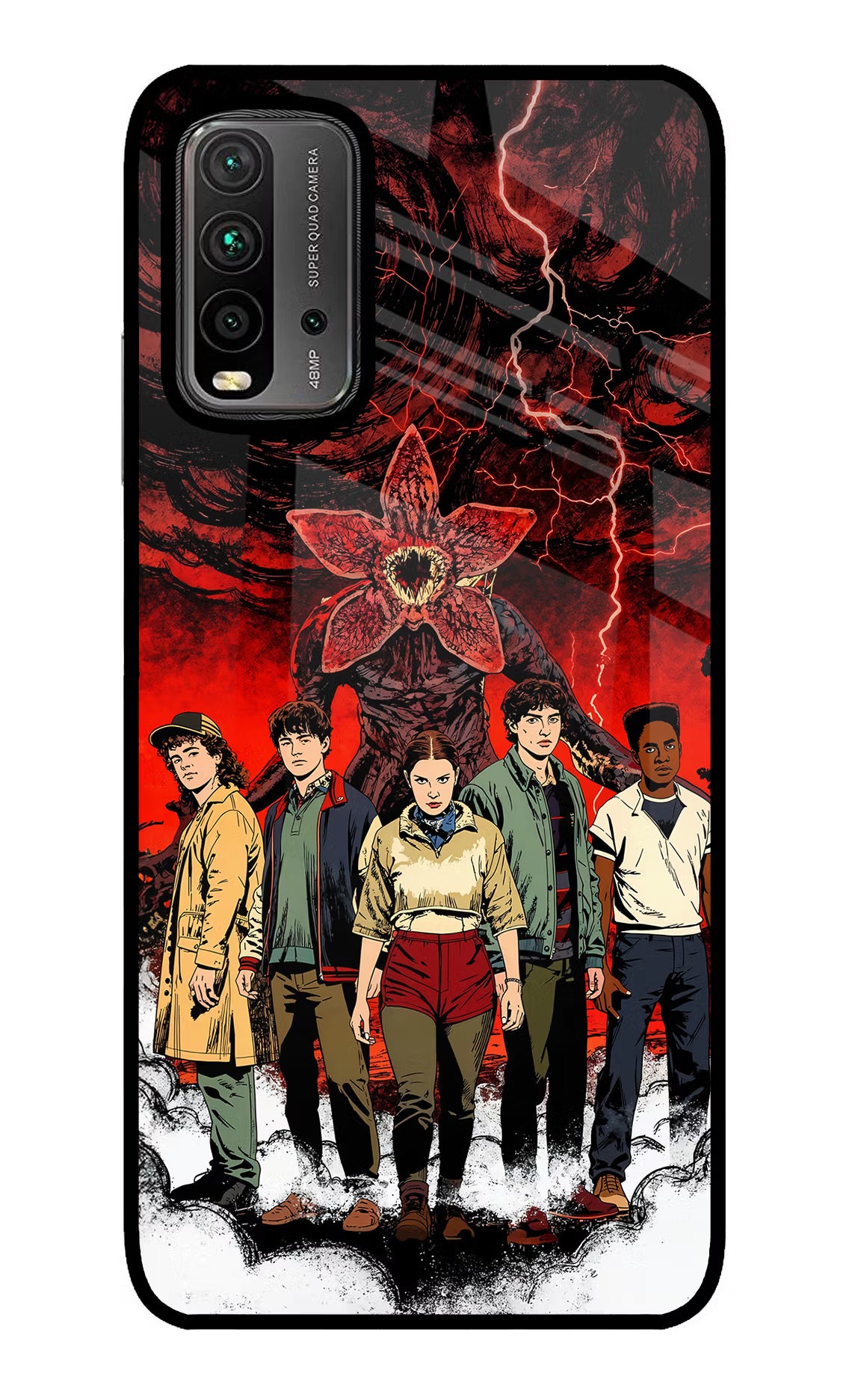 Ordinary Things Characters Redmi 9 Power Glass Case