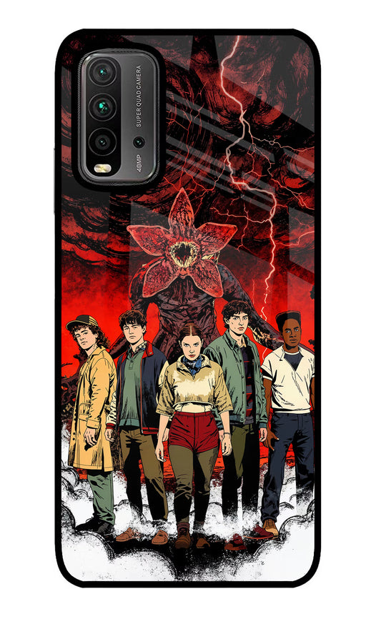 Ordinary Things Characters Redmi 9 Power Glass Case