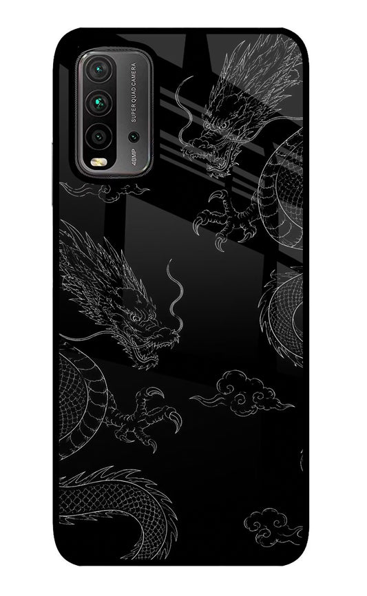Twin Dragons Redmi 9 Power Glass Case