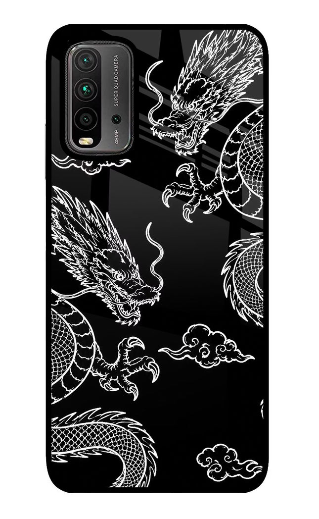 Twin Dragons Redmi 9 Power Glass Case