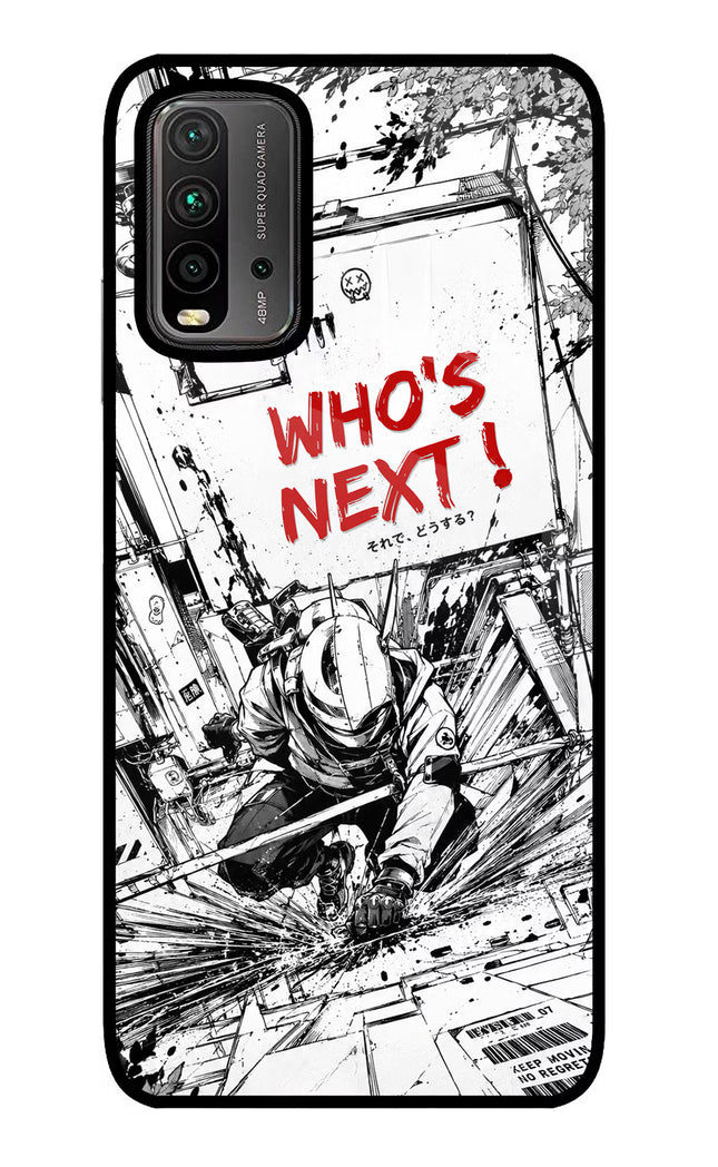 Who's Next Redmi 9 Power Glass Case
