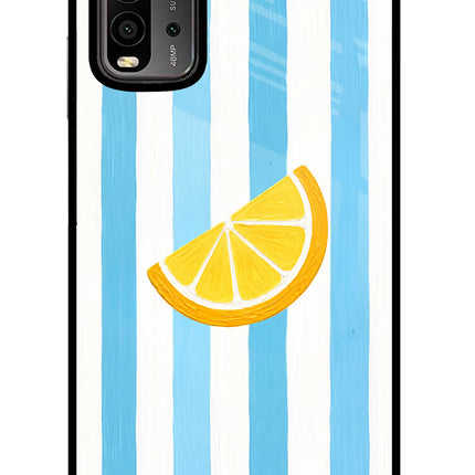 Summer Lemon Redmi 9 Power Glass Case