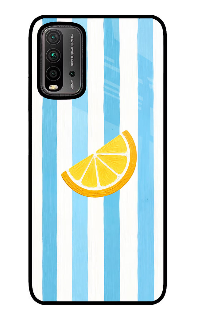 Summer Lemon Redmi 9 Power Glass Case