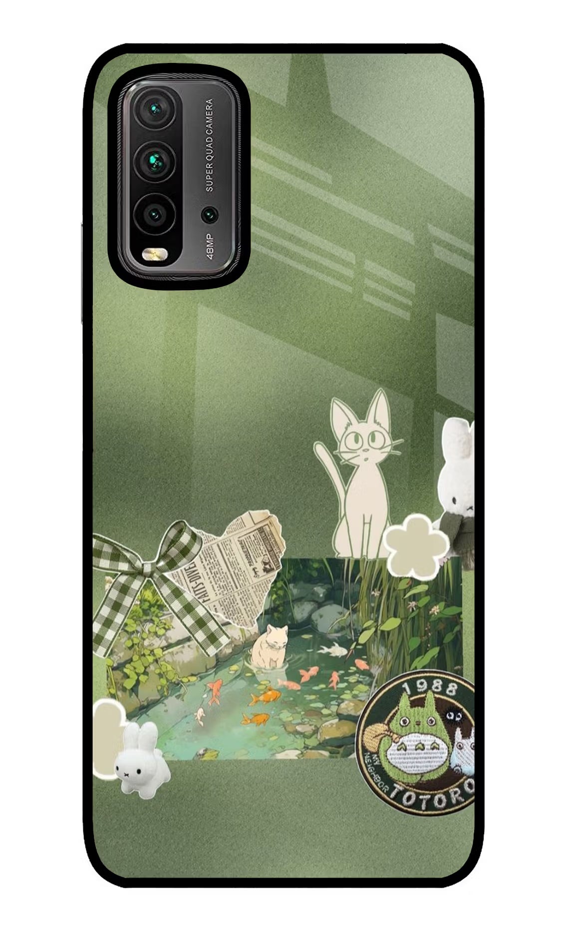 Aesthetic anime Redmi 9 Power Glass Case