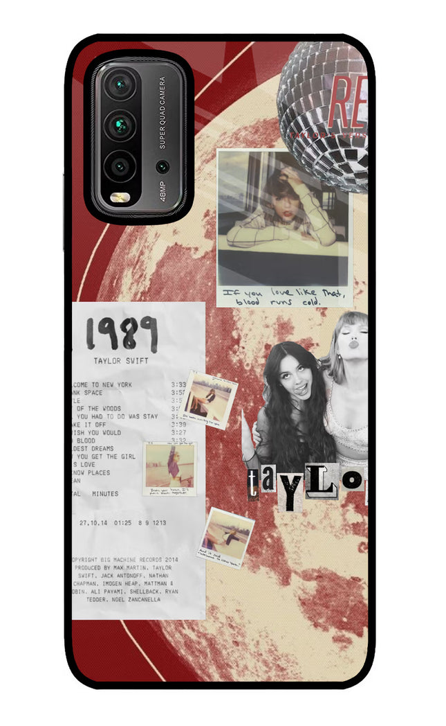 Taylor Swift Redmi 9 Power Glass Case