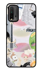Softcore case Redmi 9 Power Glass Case