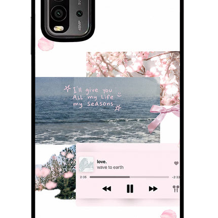 Wave to earth Redmi 9 Power Glass Case