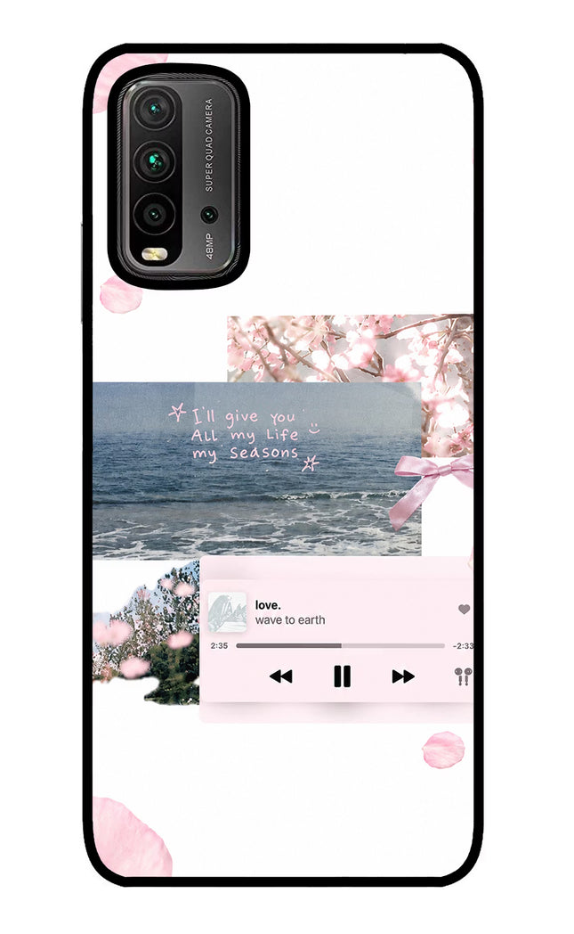 Wave to earth Redmi 9 Power Glass Case