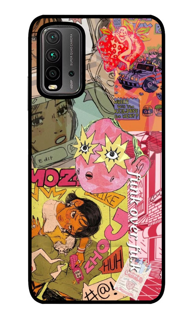 Funkover Redmi 9 Power Glass Case