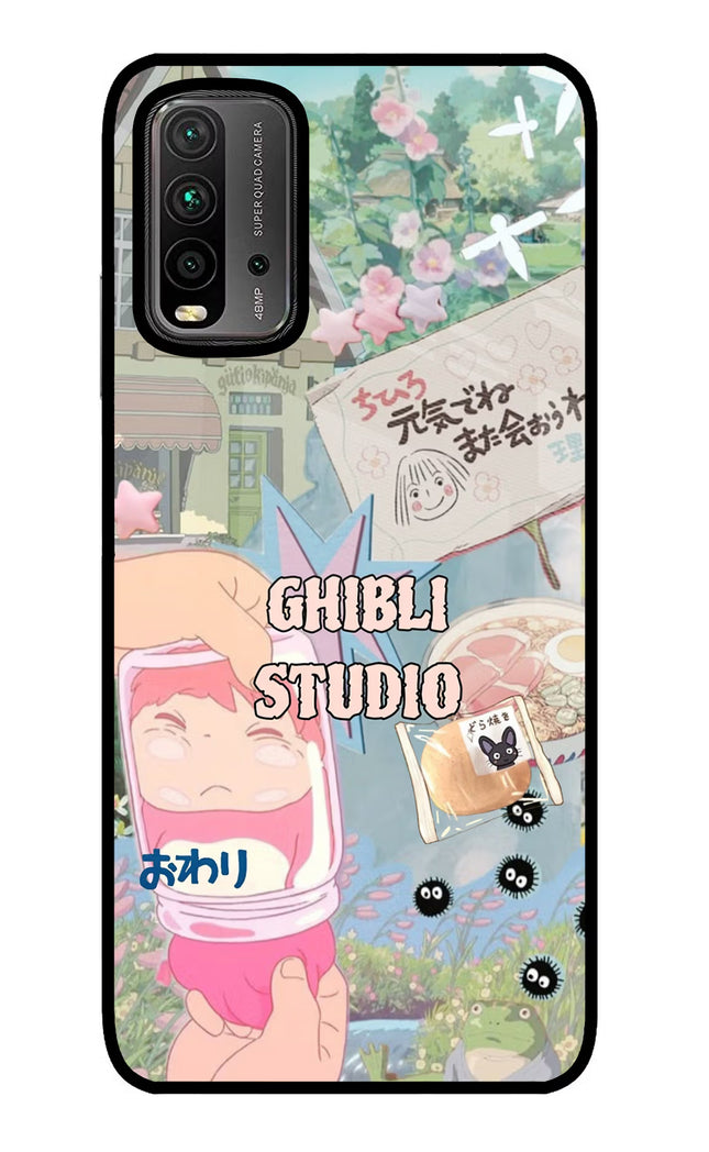 Studio Ghibli Redmi 9 Power Glass Case