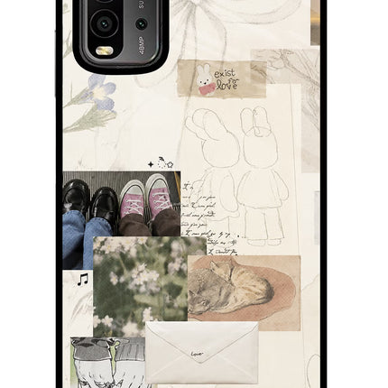 Soft Aesthetic Redmi 9 Power Glass Case