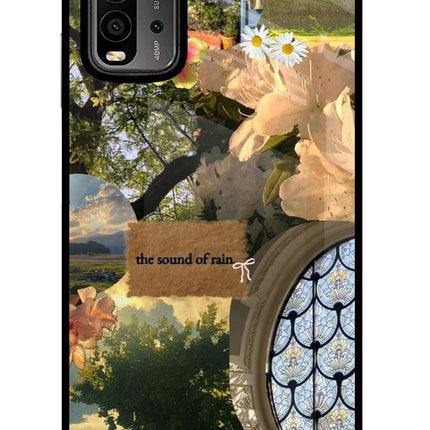 Rain Redmi 9 Power Glass Case
