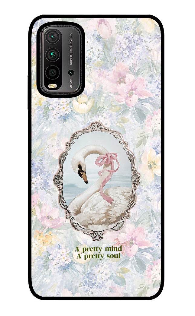 Pretty Mind Pretty Soul Redmi 9 Power Glass Case
