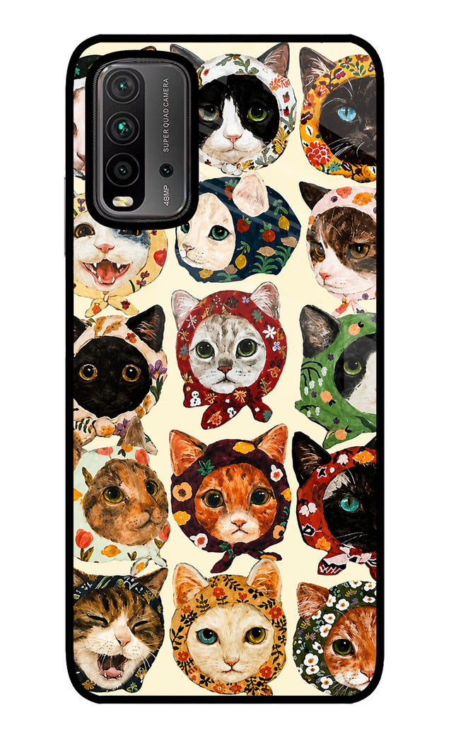 Cool Cat Redmi 9 Power Glass Case