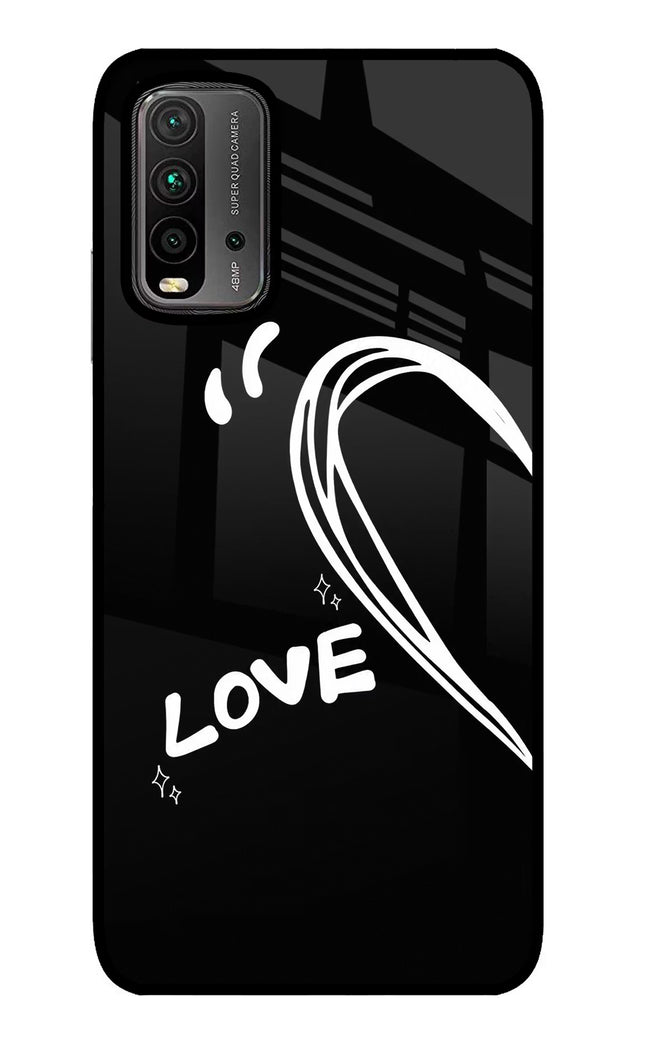 Love Line Redmi 9 Power Glass Case