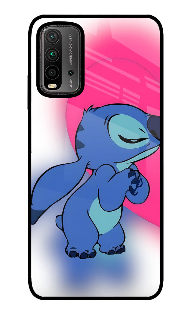 Stitch Hug Redmi 9 Power Glass Case
