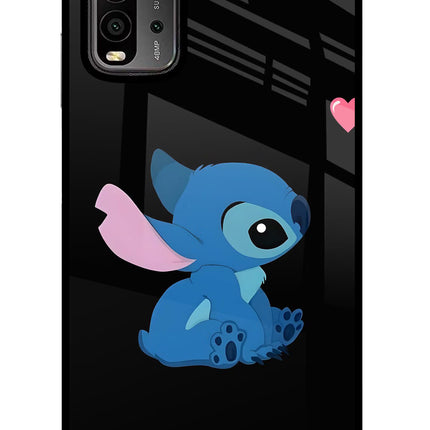 Stitch Crush Redmi 9 Power Glass Case