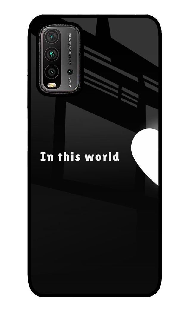 This World Redmi 9 Power Glass Case
