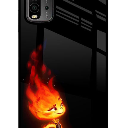 Ember Flame Redmi 9 Power Glass Case