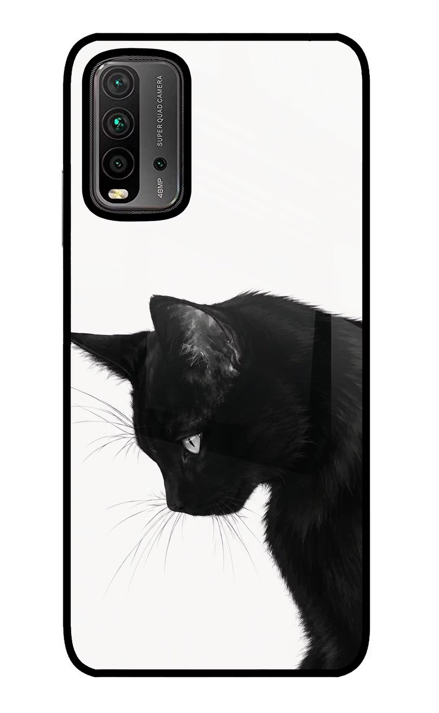 Shadow Gaze Redmi 9 Power Back Cover, Glass case