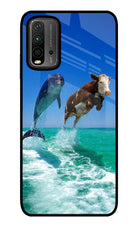 Dolphin vs Cow Redmi 9 Power Glass Case