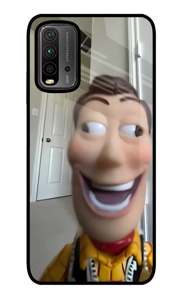 Side Eye Woody Redmi 9 Power Glass Case