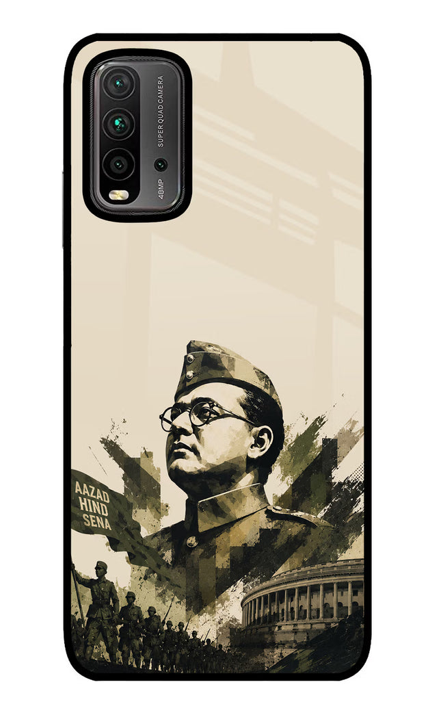 Netaji Rising Redmi 9 Power Glass Case