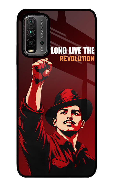 Bhagat Singh Revolution Redmi 9 Power Glass Case