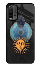 Divine Sun Redmi 9 Power Glass Case Back Cover by Casekaro