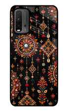 Boho Noir Redmi 9 Power Glass Case