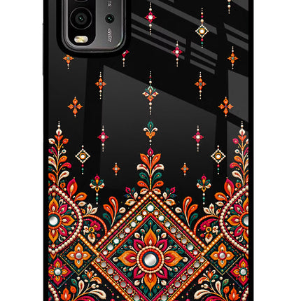 Noir Mehfil Redmi 9 Power Glass Case
